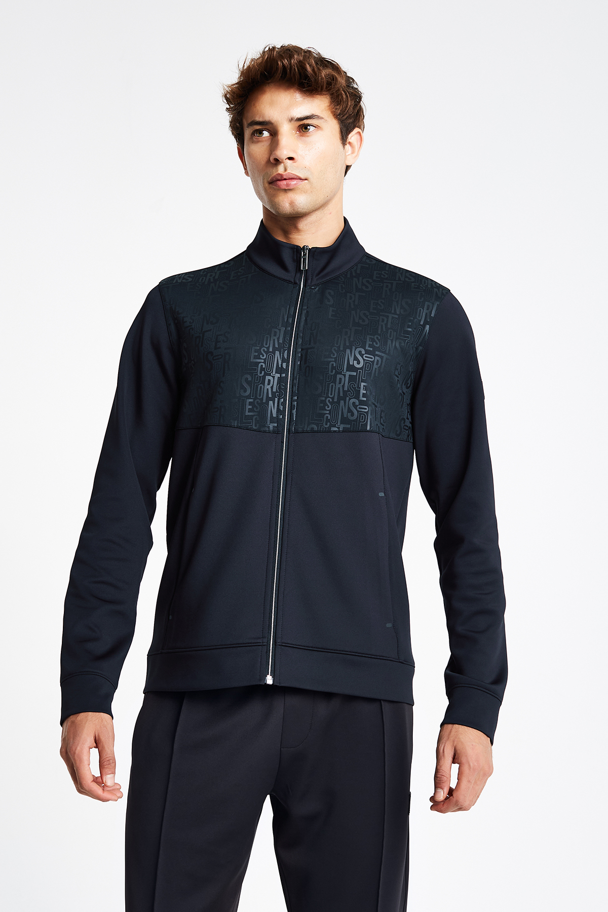 Lescon Erkek Fermuarlı Sweatshirt 24N-1135