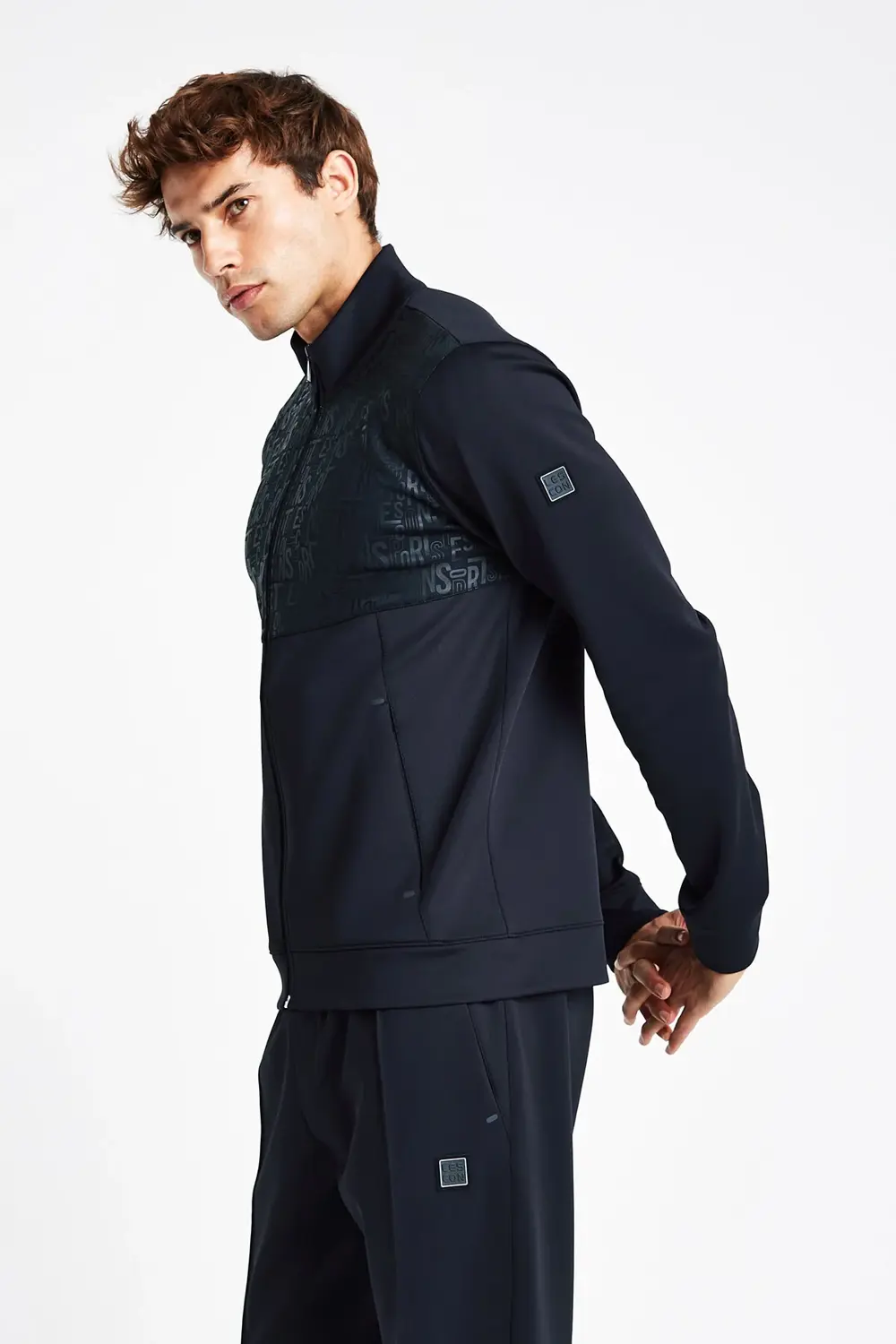 Erkek Fermuarlı Sweatshirt 24N-1135