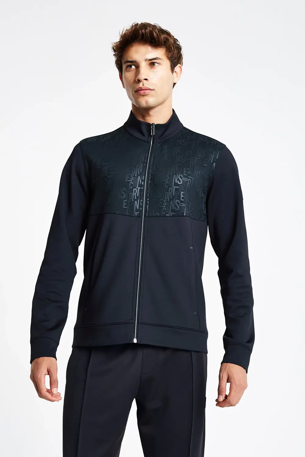 Erkek Fermuarlı Sweatshirt 24N-1135