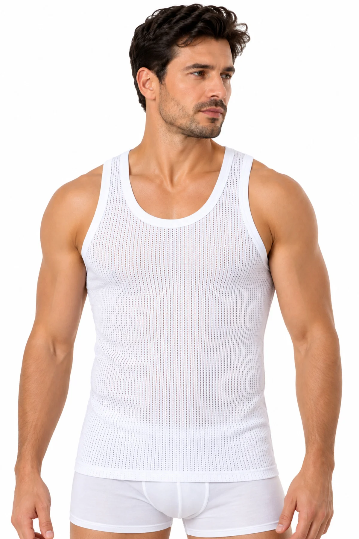 Erkek Fileli Atlet 6’lı Paket %100 Openend Pamuk Nefes Alan Beyaz Erkek İç Giyim Atlet S-M-L Erkek Fileli Atlet 6’lı Paket %100 Openend Pamuk Nefes Alan Beyaz Erkek İç Giyim Atlet S-M-L