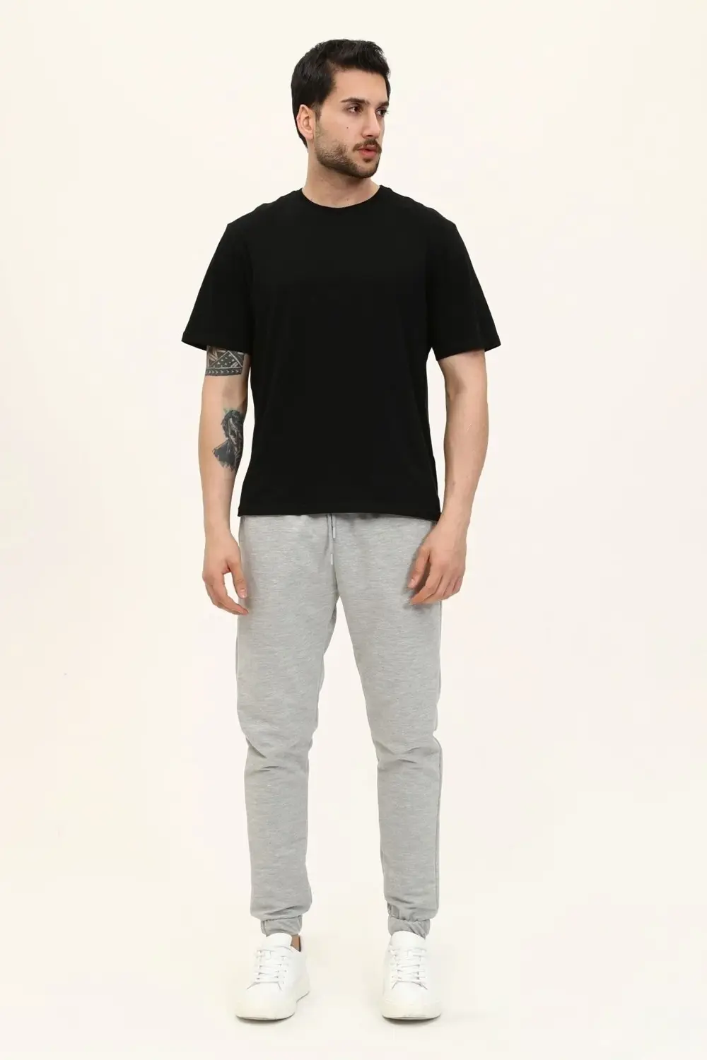 Erkek Fileto Cep Detaylı Jogger Siyah