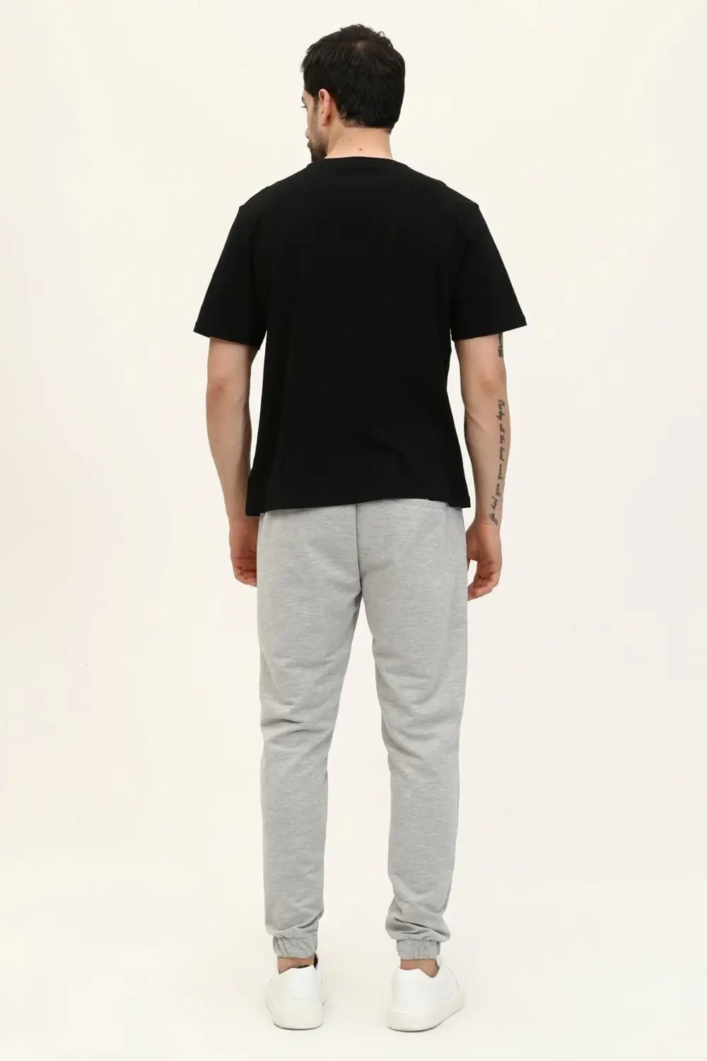 Erkek Fileto Cep Detaylı Jogger Siyah
