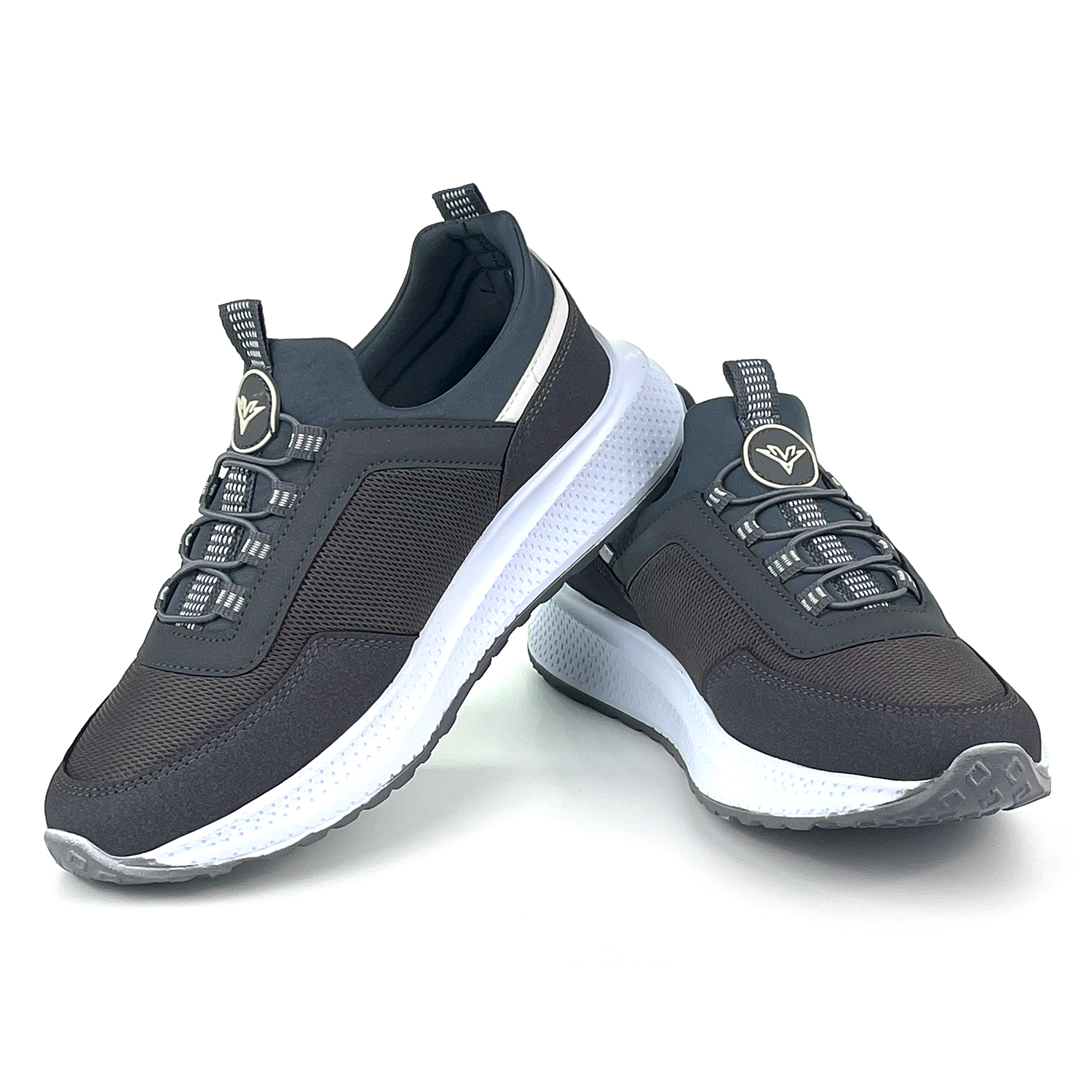 Erkek Füme Bağcıksız Esnek Çok Hafif Günlük Sneaker Spor Ayakkabı