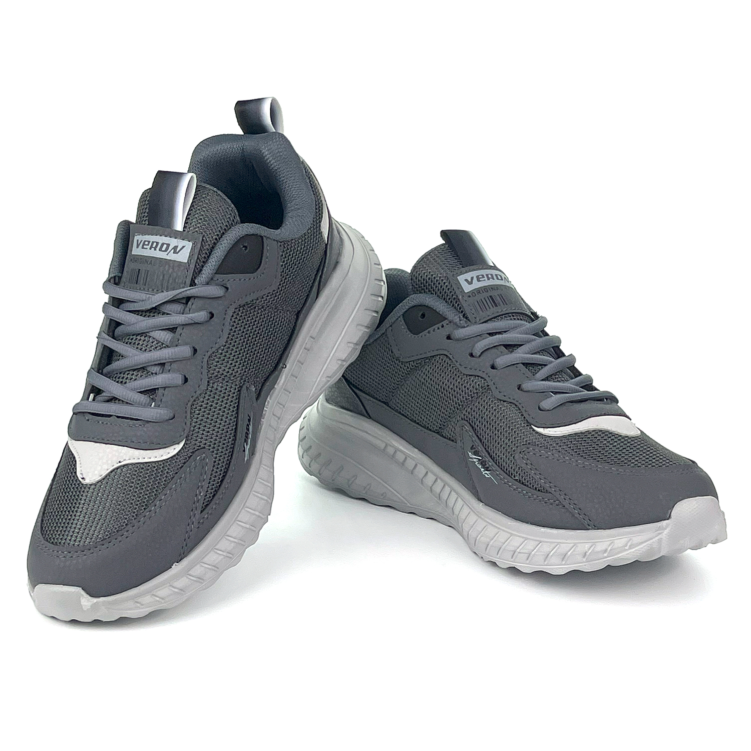 Kajila Erkek Füme Buz Bağcıklı Esnek Hafif Günlük Sneaker Spor Ayakkabı