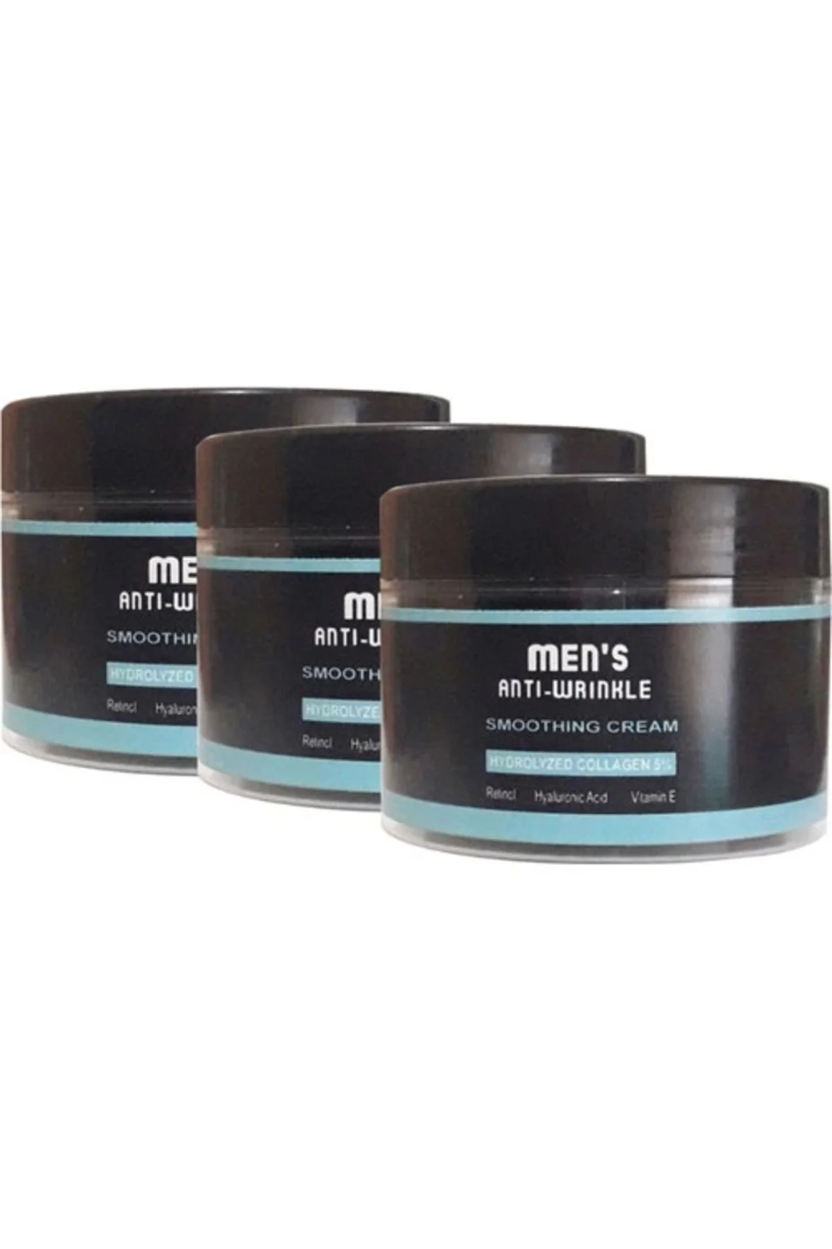Erkek Gergin Hat Kremi 3'lü Set - 3x100 ml Cilt Sıkılaştırıcı Bakım