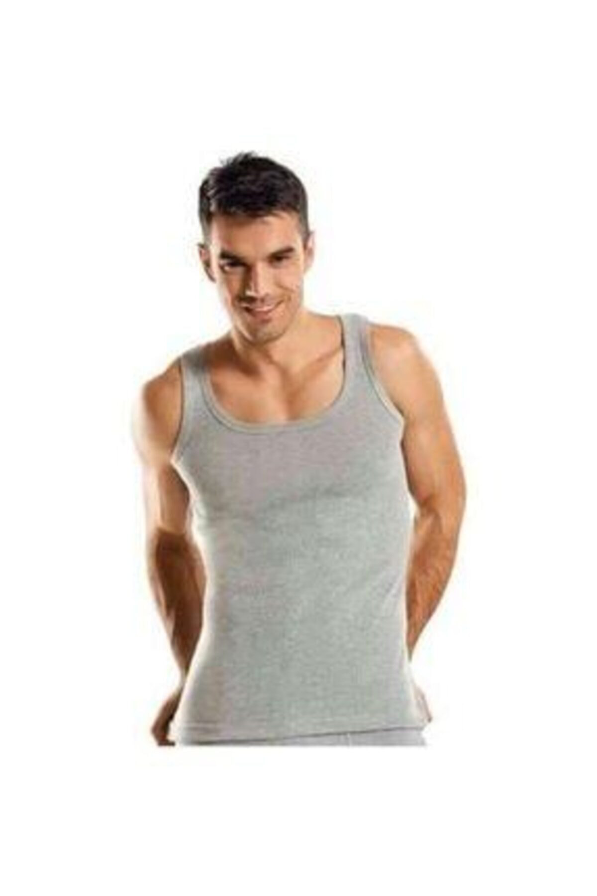 Tutku Erkek Gri 6'Lı Paket Ribana Spor Atlet