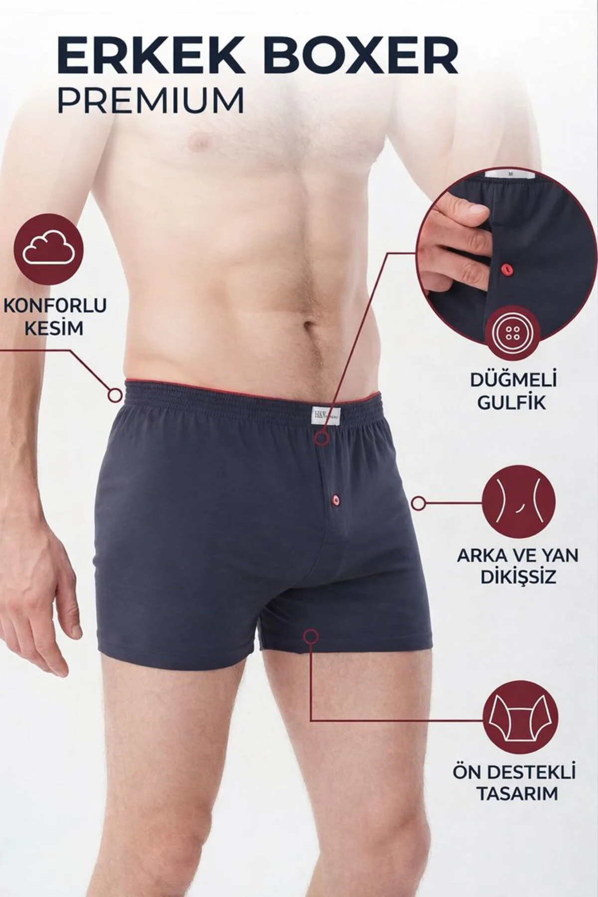ERKEK HAVLUBEL BOXER