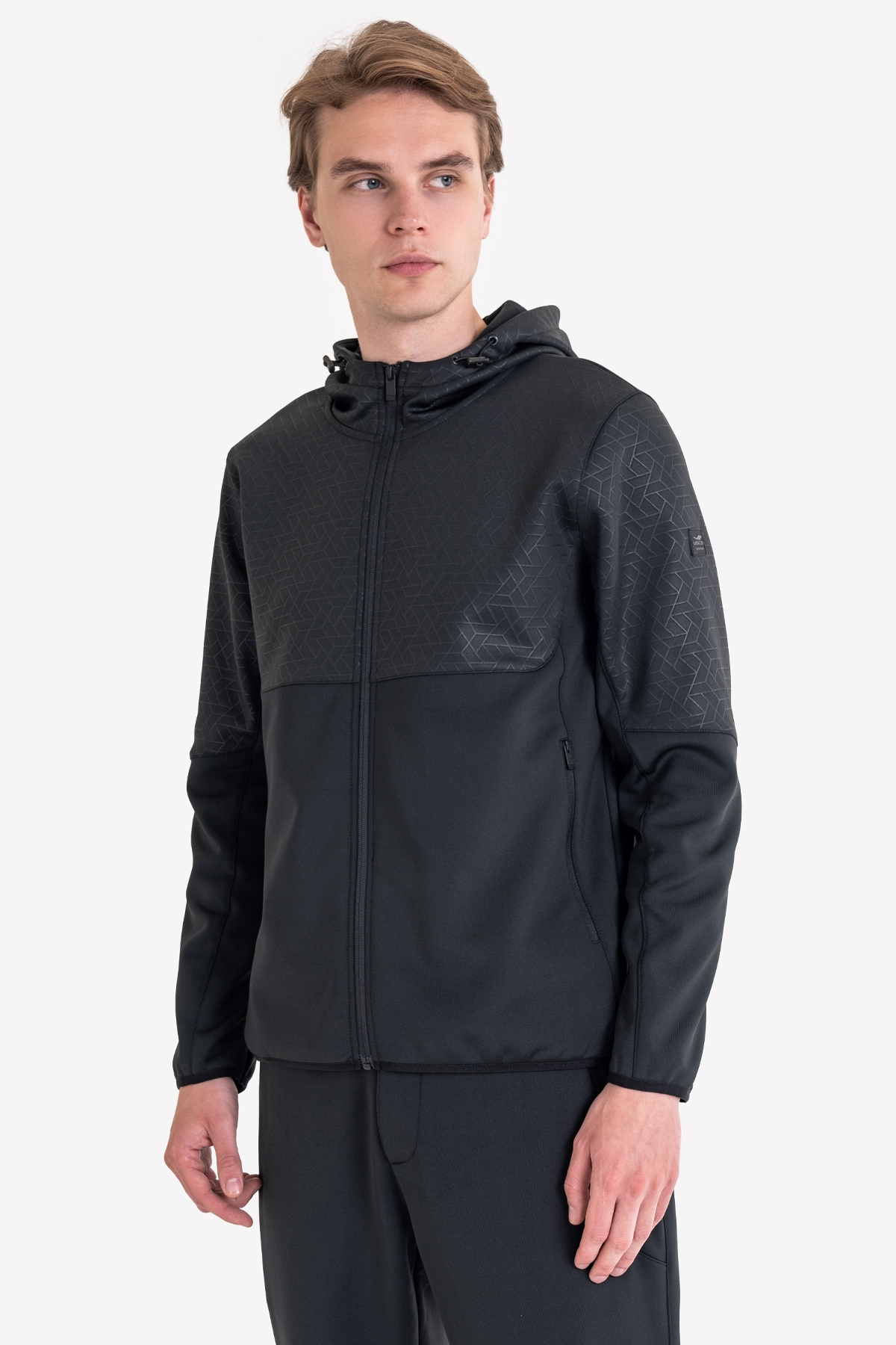 Lescon Erkek Kaplamalı Polar Sweatshirt 23K-1074