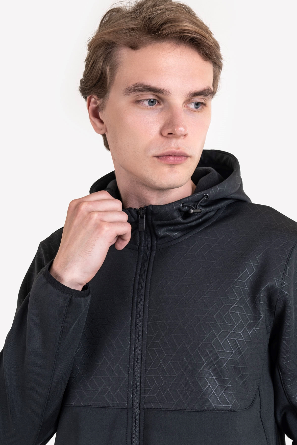Lescon Erkek Kaplamalı Polar Sweatshirt 23K-1074