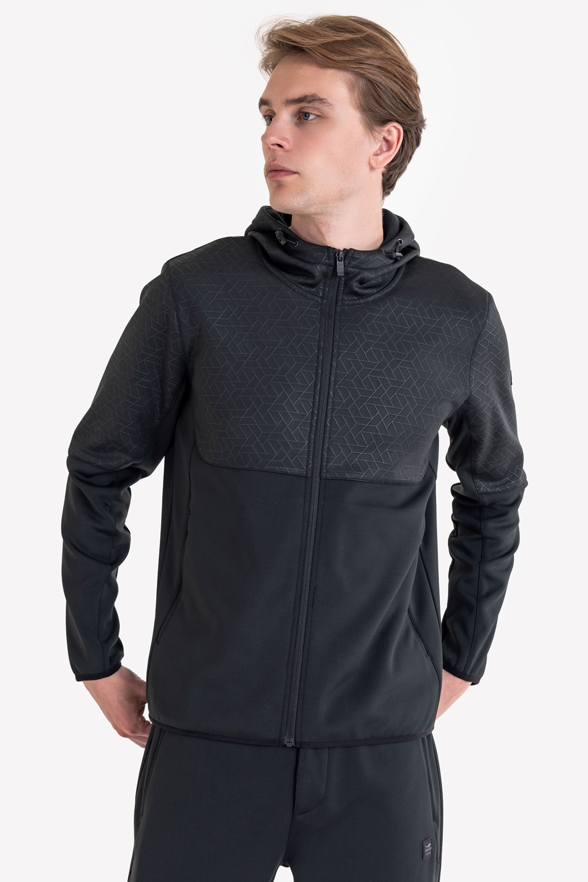 Lescon Erkek Kaplamalı Polar Sweatshirt 23K-1074