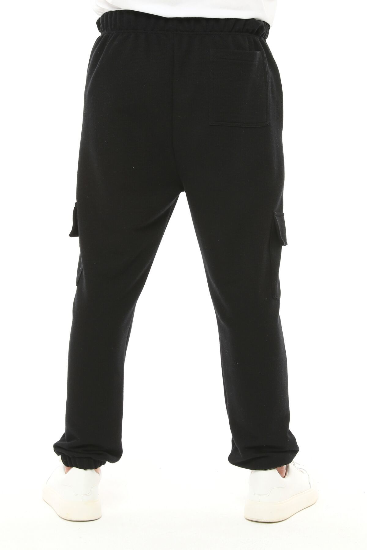 Defys Erkek Kargo Cepli Oversize Jogger Eşofman Altı Siyah