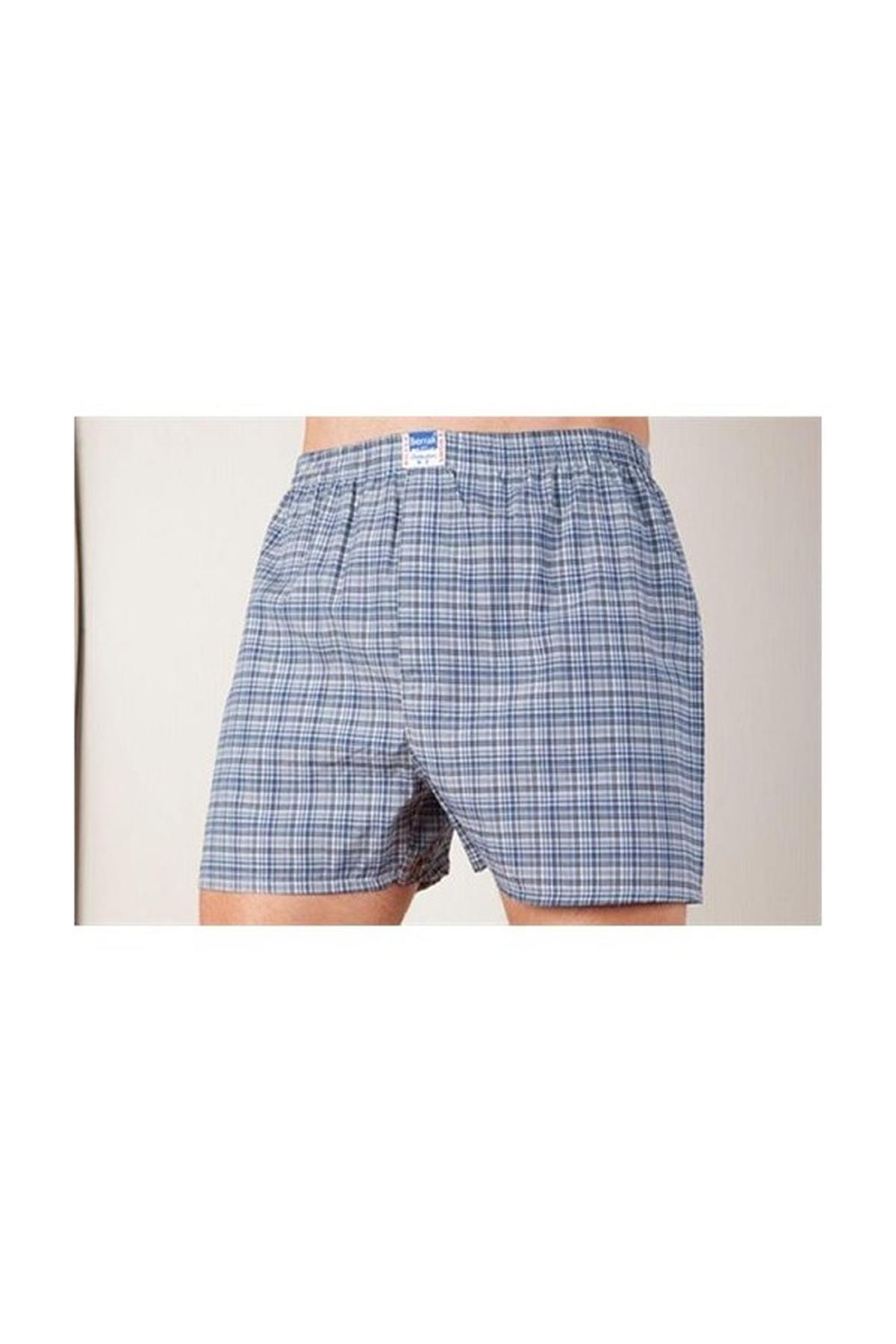 Erkek Karışık Desen 12'li Paket Poplin Boxer Elf568ber105212