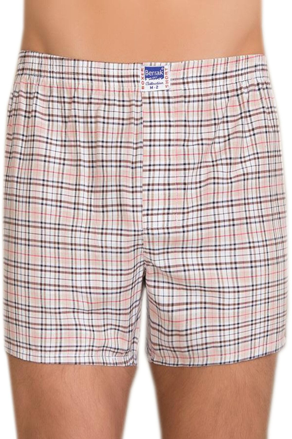 Erkek Karışık Desen 12'li Paket Poplin Boxer Elf568ber105212