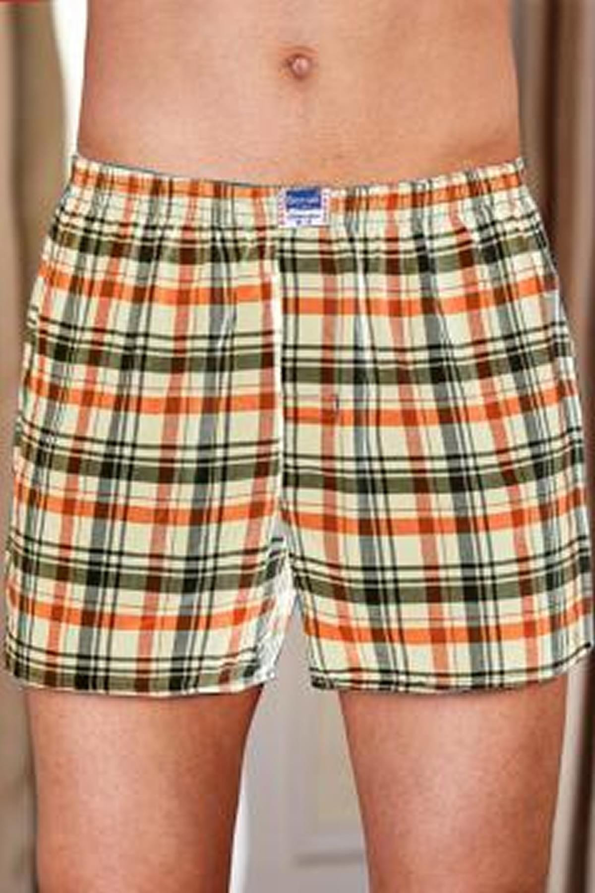 Erkek Karışık Desen 12'li Paket Poplin Boxer Elf568ber105212