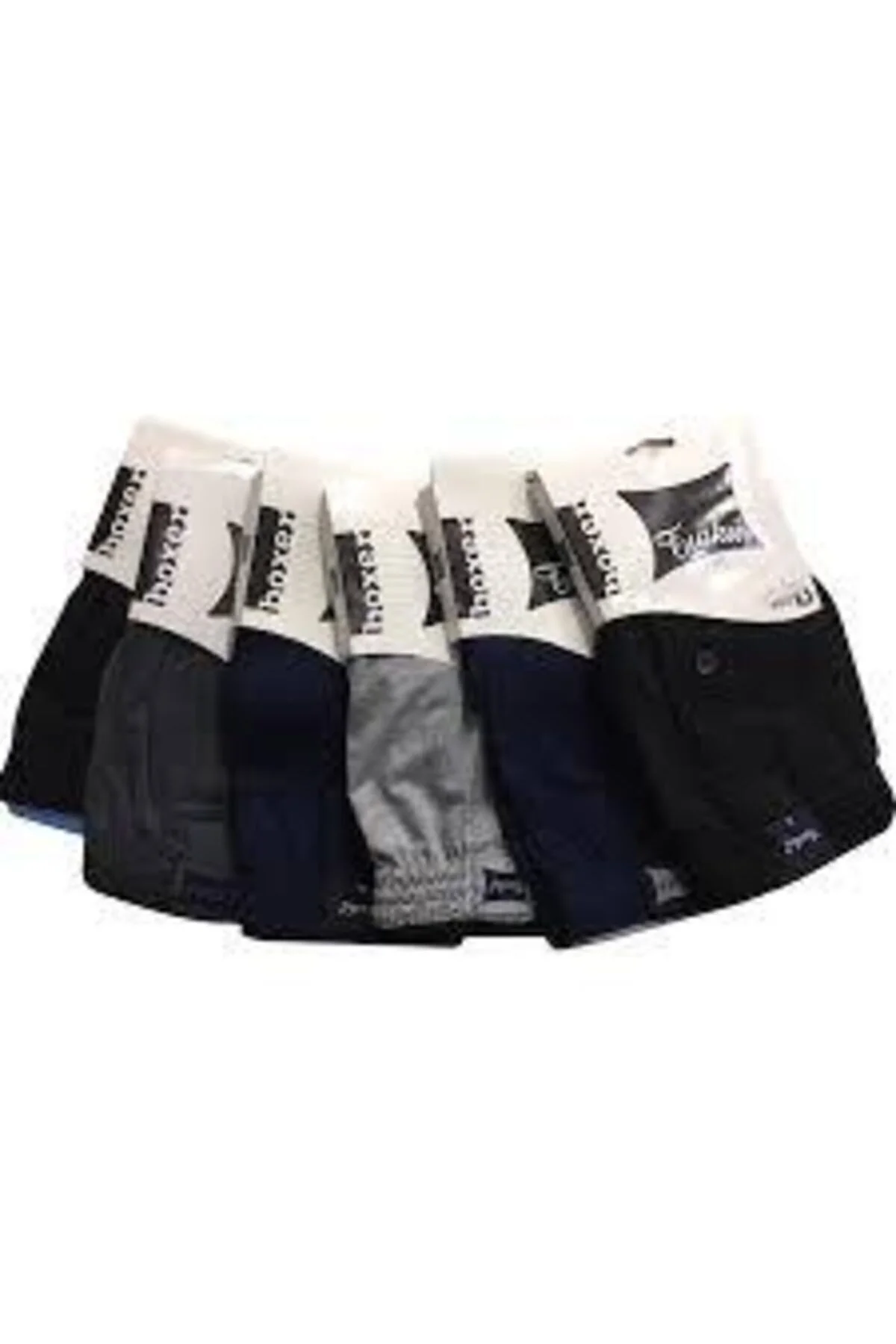 Erkek Karışık Renk 6 Adet Penye Boxer Yeni Sezon