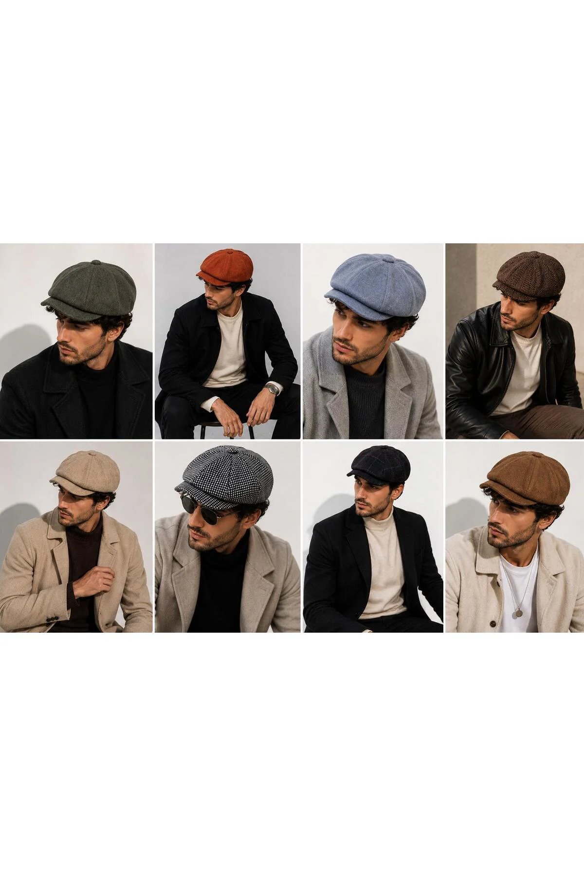 Erkek Kasket, Kışlık Şapka, Klasik ingiliz Mode Kaşe Kasket, Beckham Model Peaky Blinders Şapka Erkek Kasket, Kışlık Şapka, Klasik ingiliz Mode Kaşe Kasket, Beckham Model Peaky Blinders Şapka