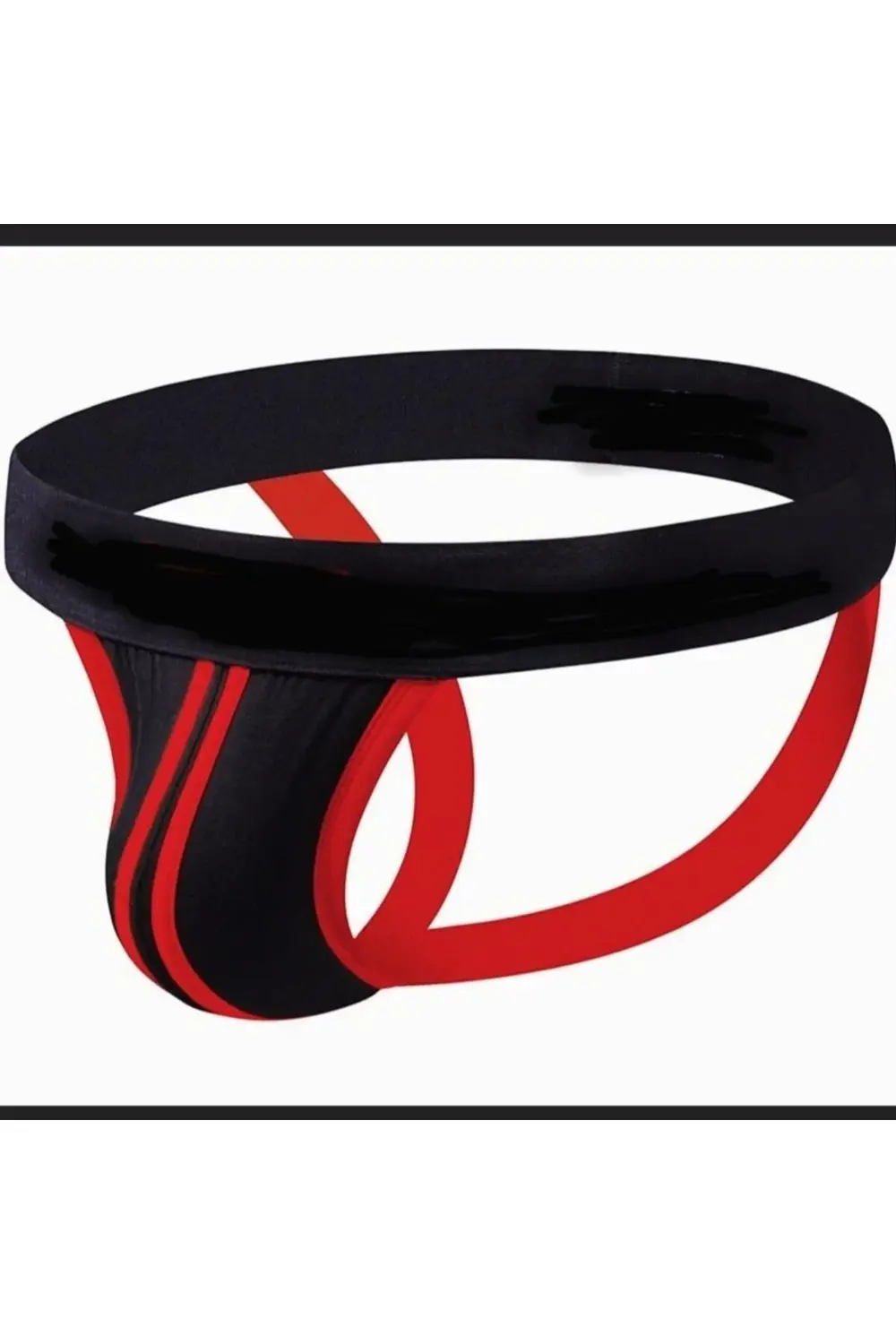 Erkek Kırmızı Şeritli Jockstrap