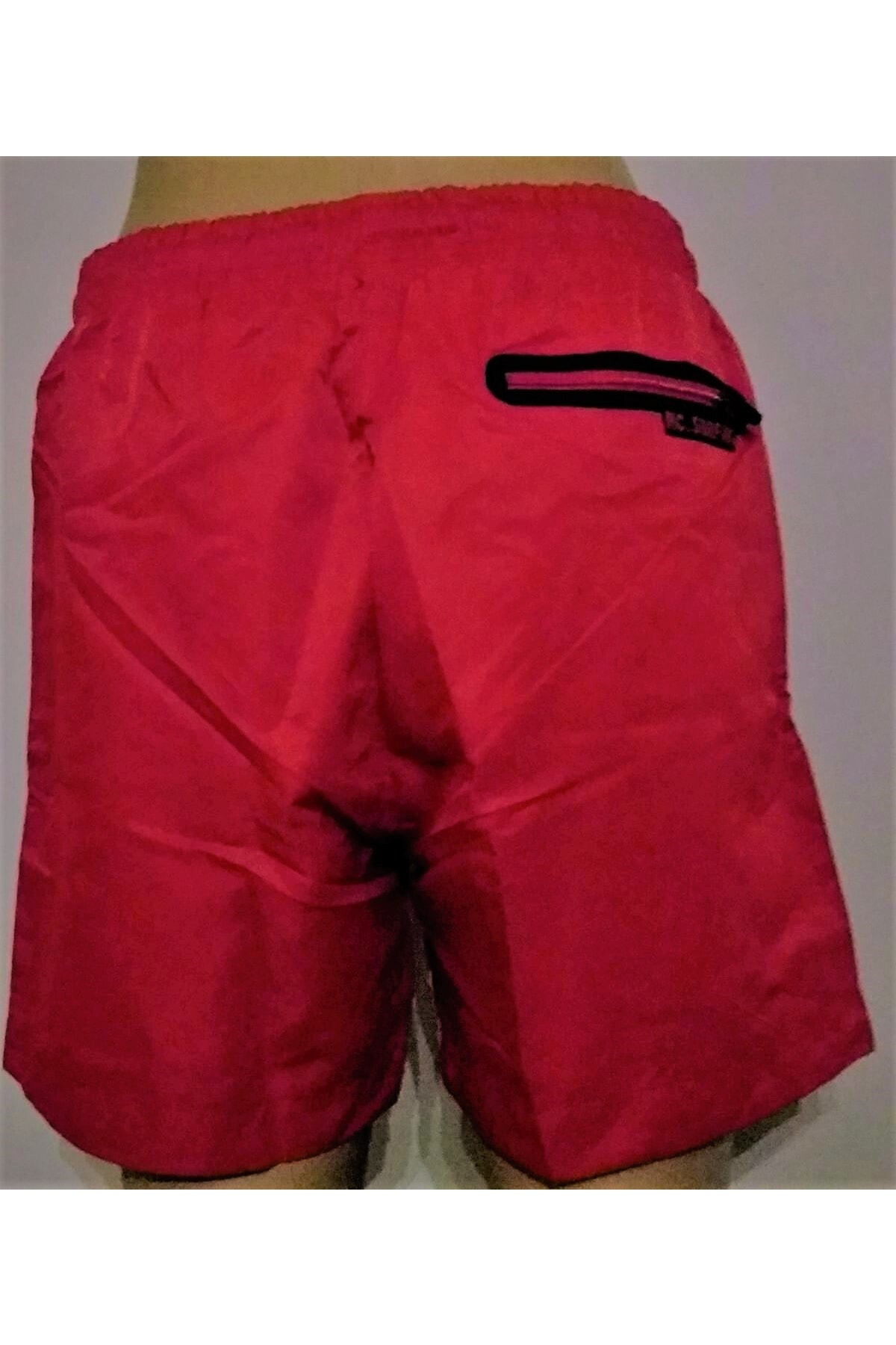 Sunsurf Erkek Kisa Deniz Şortu Kirmizi