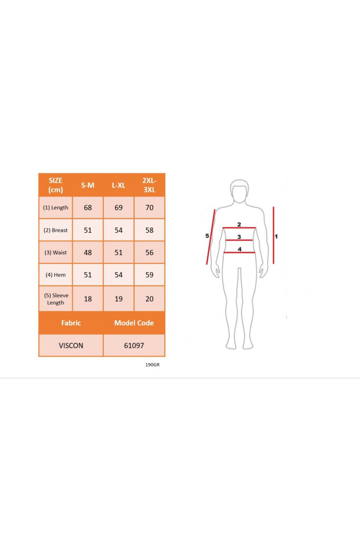 Erkek Kısa Kollu Bisiklet Yaka çok Renkli Viskon Bluz