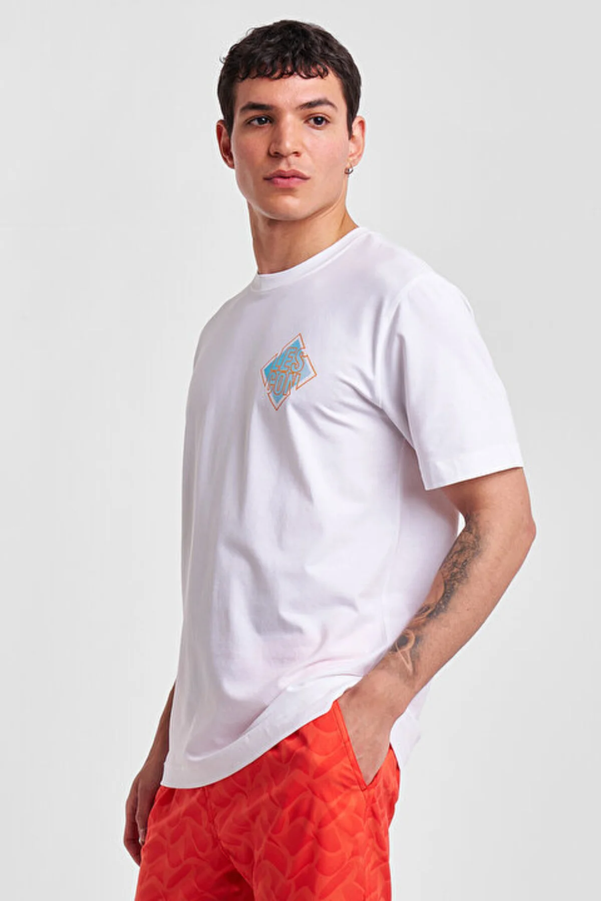 Erkek Kısa Kollu T-Shirt 25Y-1166