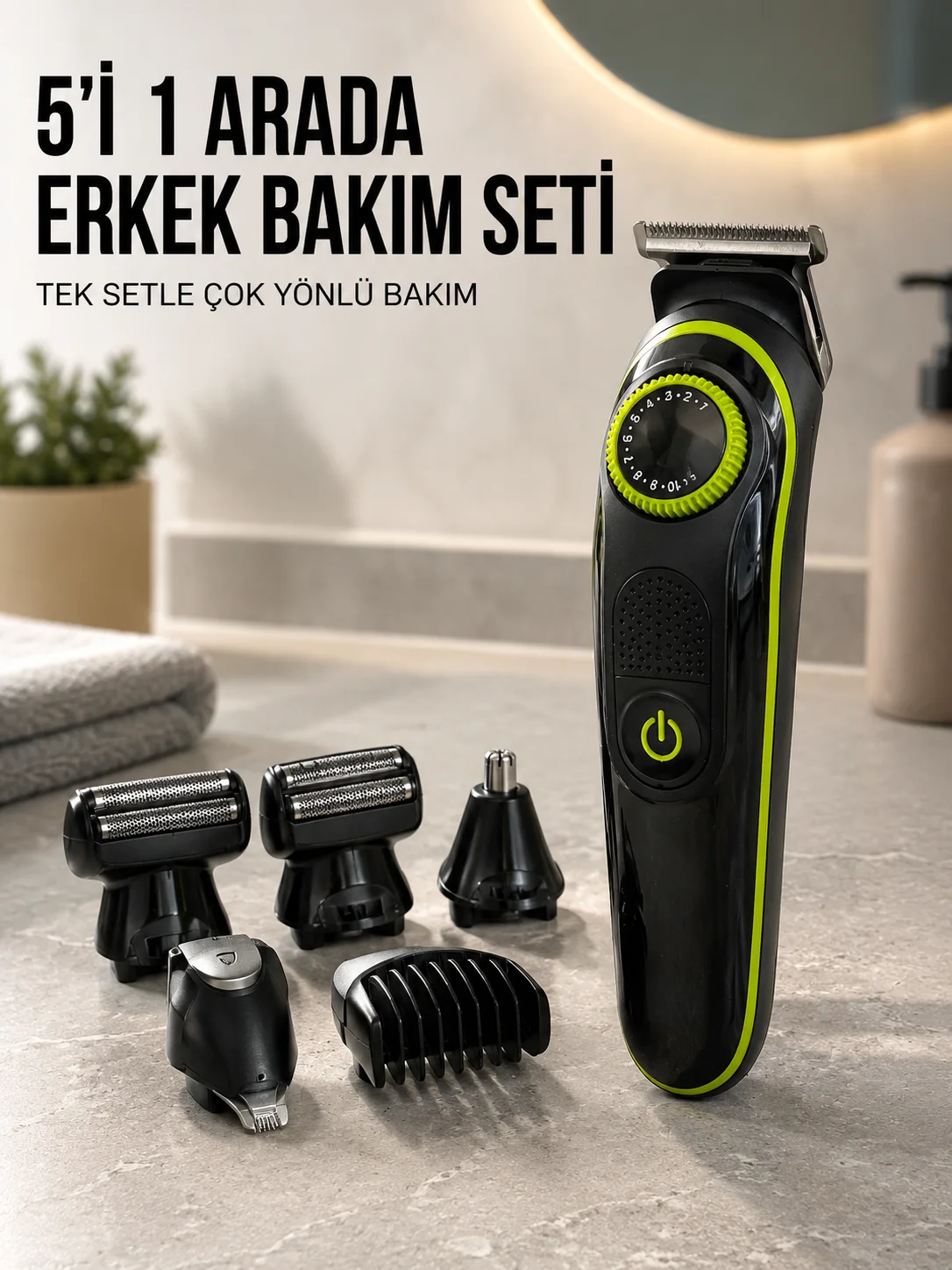 Erkek Kişisel Bakım Seti Çok Amaçlı Sakal Vücut Burun Kulak Tıraş Makinesi Fiyatı, Yorumları ve Özellikleri