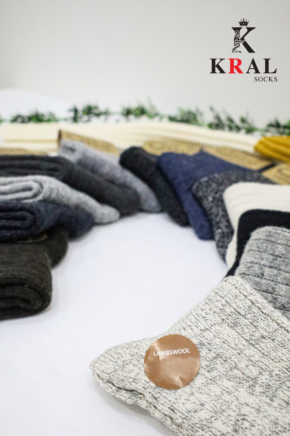 Erkek Kışlık (6 ÇİFT) Lambswool Yün Çorap Termal Etkili EBRULİ