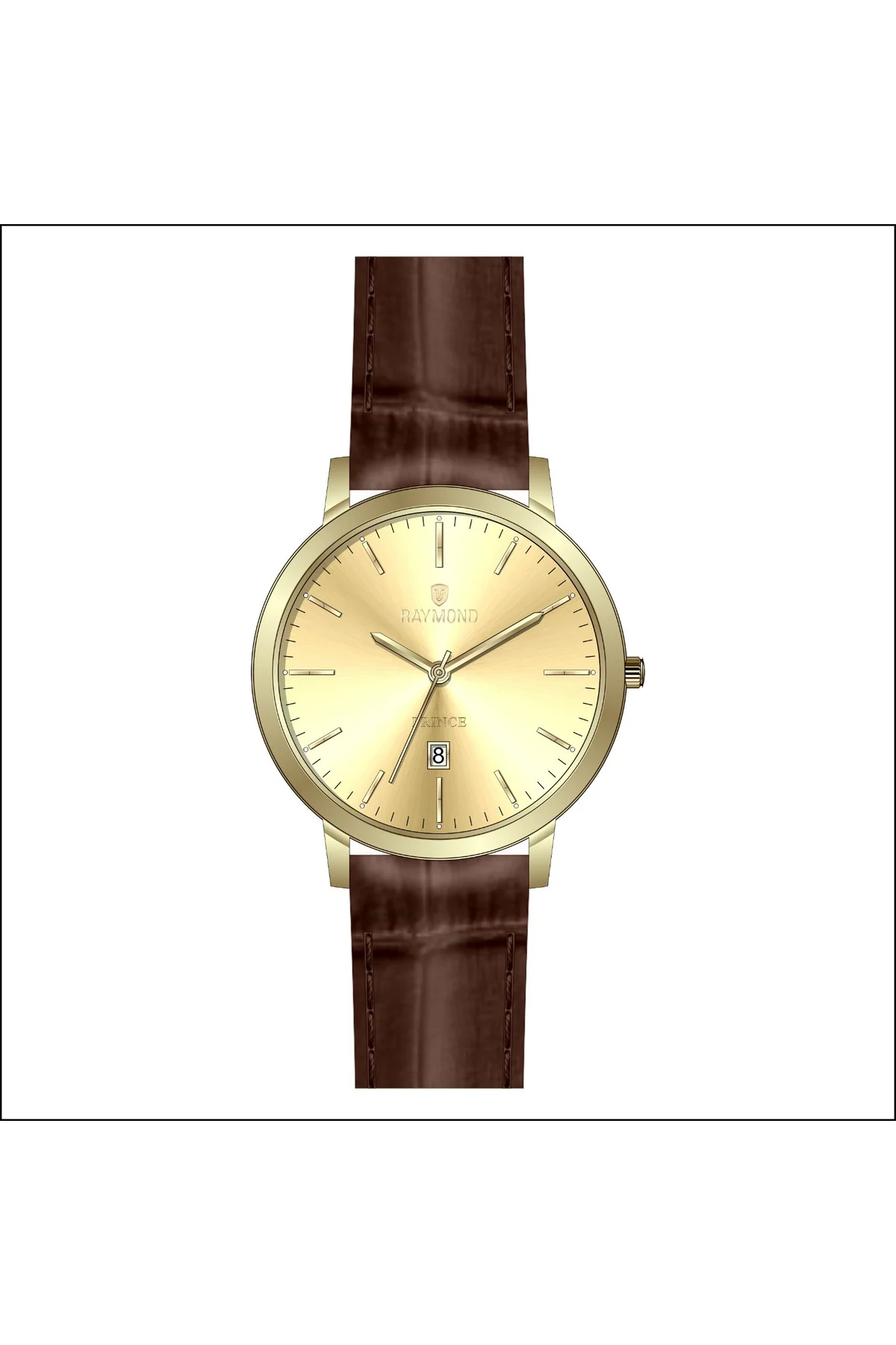 ERKEK KOL SAATİ- QUARTZ KLASİK RYM-4819 - GARANTİLİ - ÖZEL GOLD