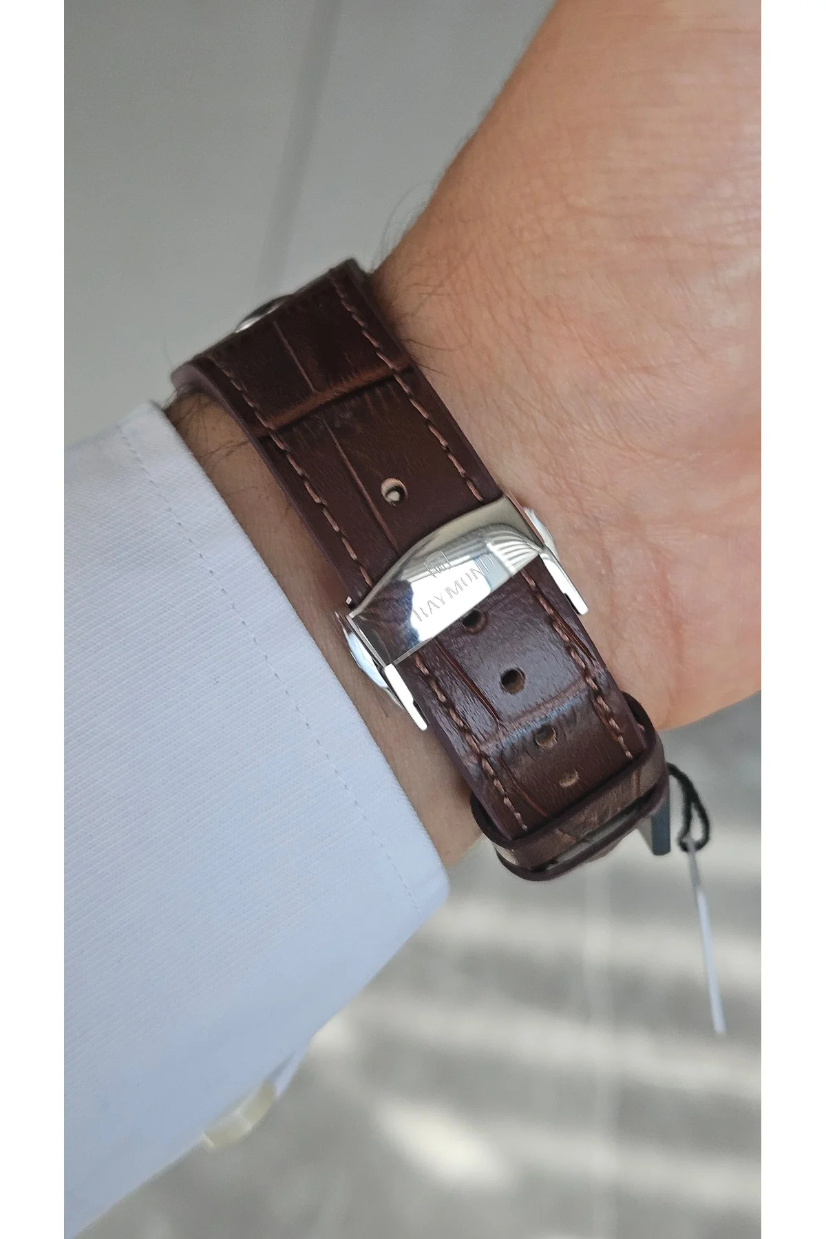 ERKEK KOL SAATİ RYM-633061-SLIM-SS-BRW-W