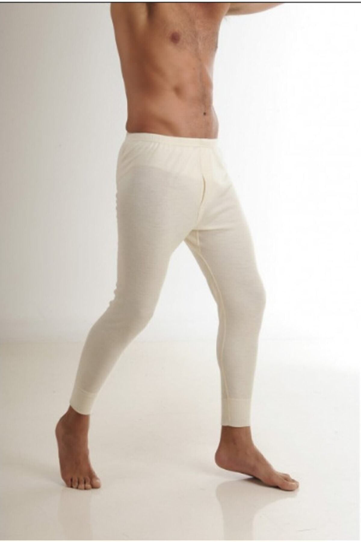 Hasyün Erkek Krem  Yün Alt İçlik % 75 Yün 25 Akrılık