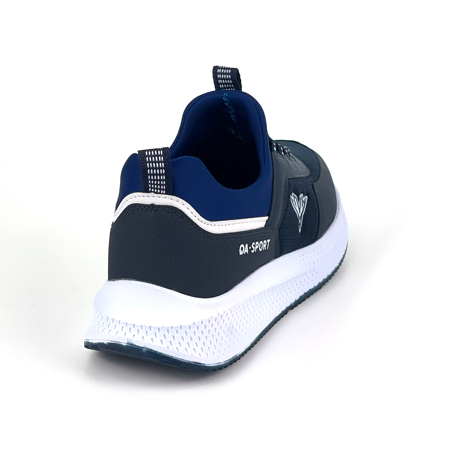 Erkek Lacivert Bağcıksız Esnek Çok Hafif Günlük Sneaker Spor Ayak