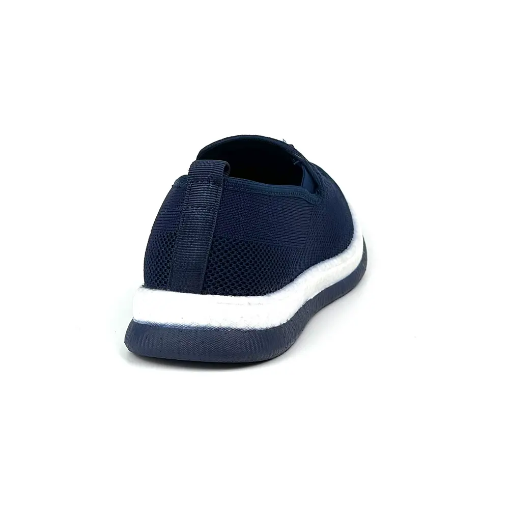 Erkek Lacivert Çok Hafif Triko Bağcıksız Esnek Hafif Günlük Casua