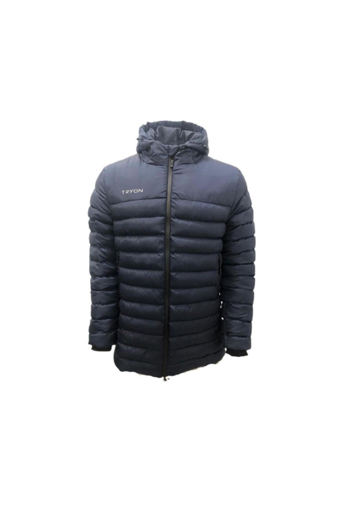 Tryon Erkek Lacivert Kapşonlu Uzun Boy Vıctory Kaban Spor Mont Vo101803
