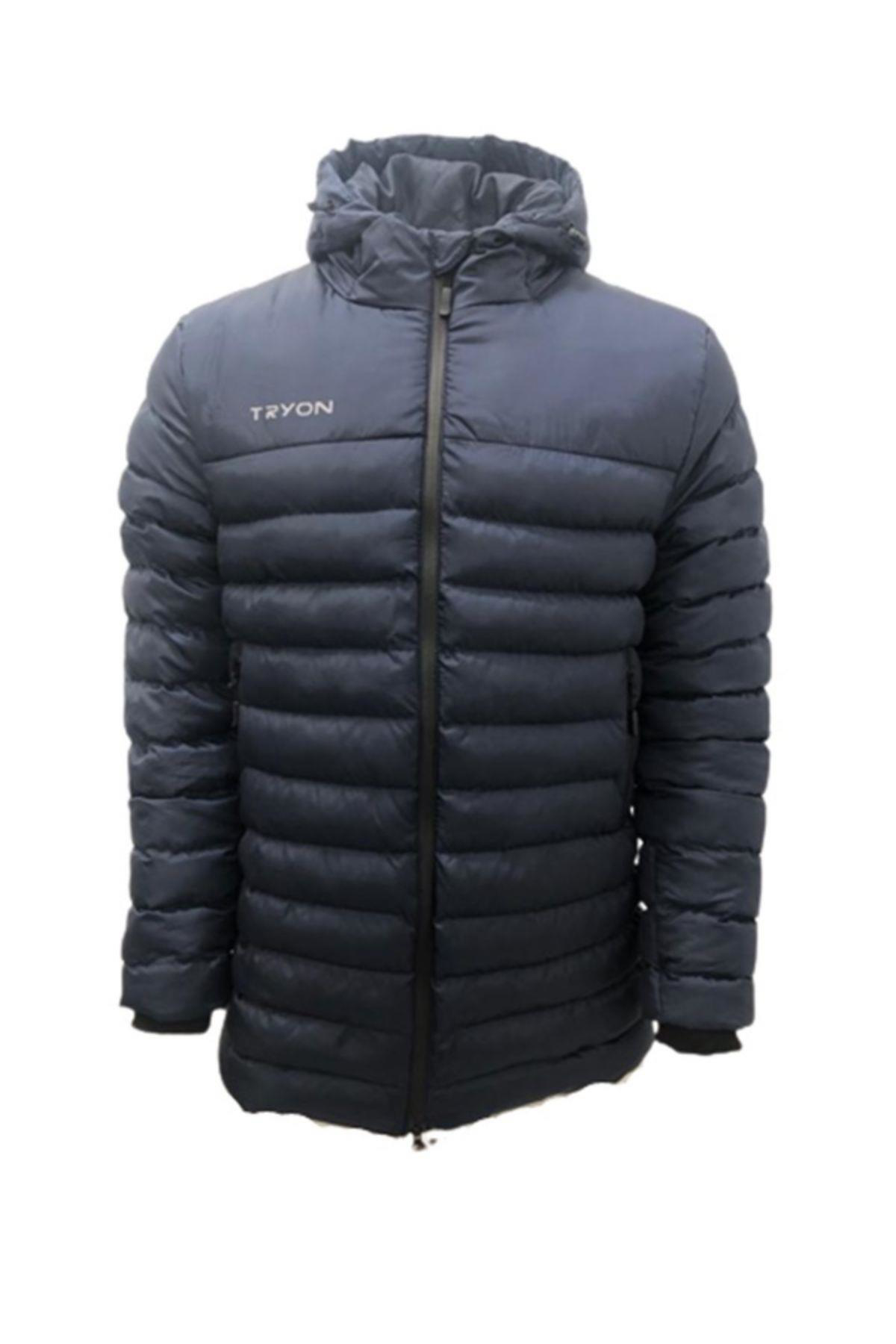 Tryon Erkek Lacivert Kapşonlu Uzun Boy Vıctory Kaban Spor Mont Vo101803