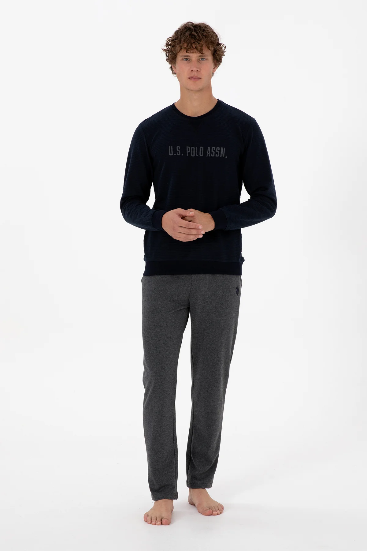 Erkek Lacivert Pijama Takımı 50318593-VR033