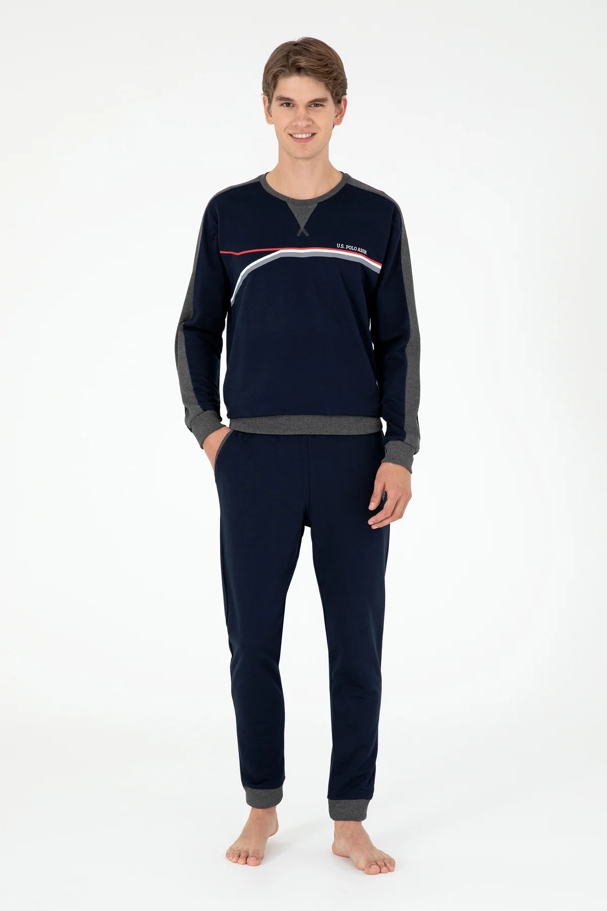 Erkek Lacivert Pijama Takımı 50301590-VR033