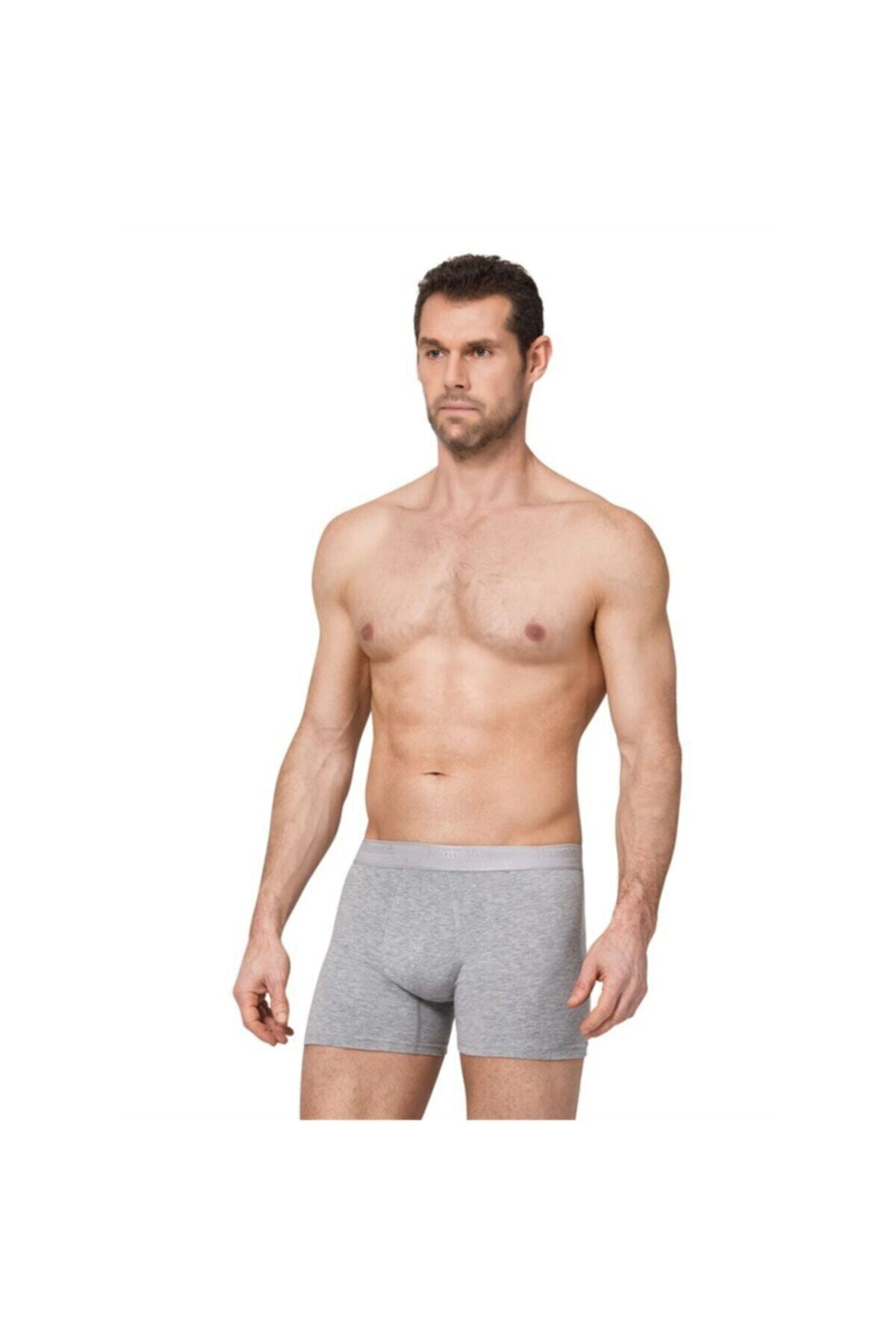 Erkek Likralı Boxer 3lü Paket 128