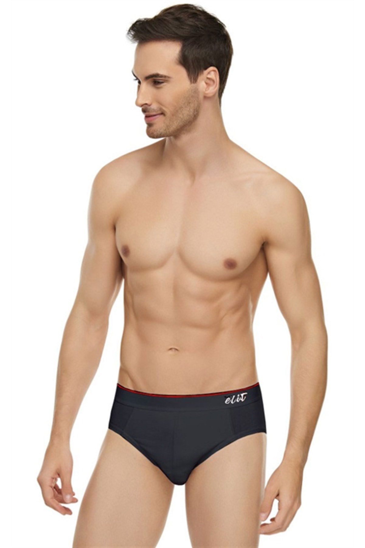 Erkek Likralı İnce Bel Kemerli Slip Külot 1351 - 6 Adet
