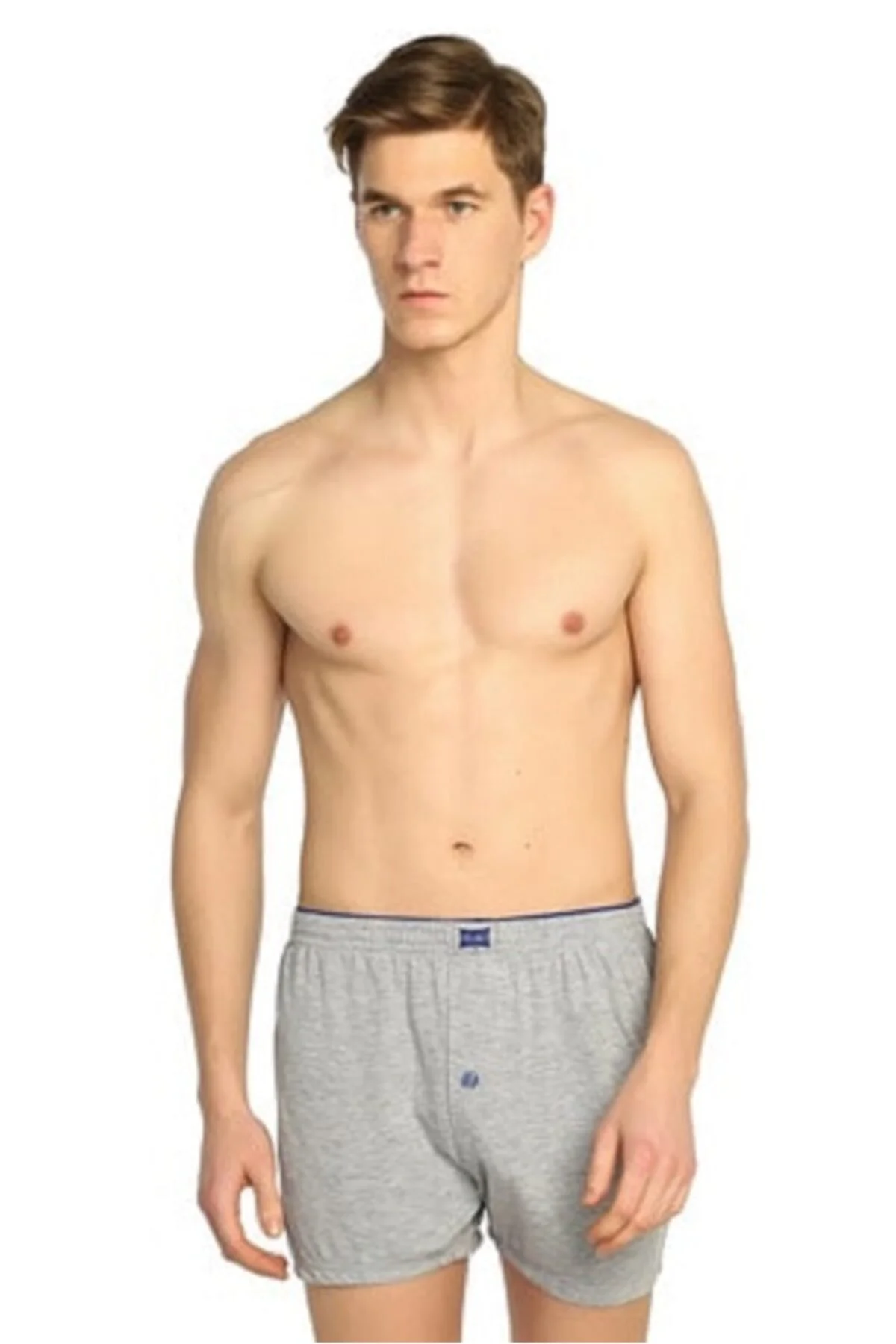 Erkek  Mavi Karışık Renk  Penye Düğmeli Boxer 6'lı Paket Fiyatı, Yorumları ve Özellikleri