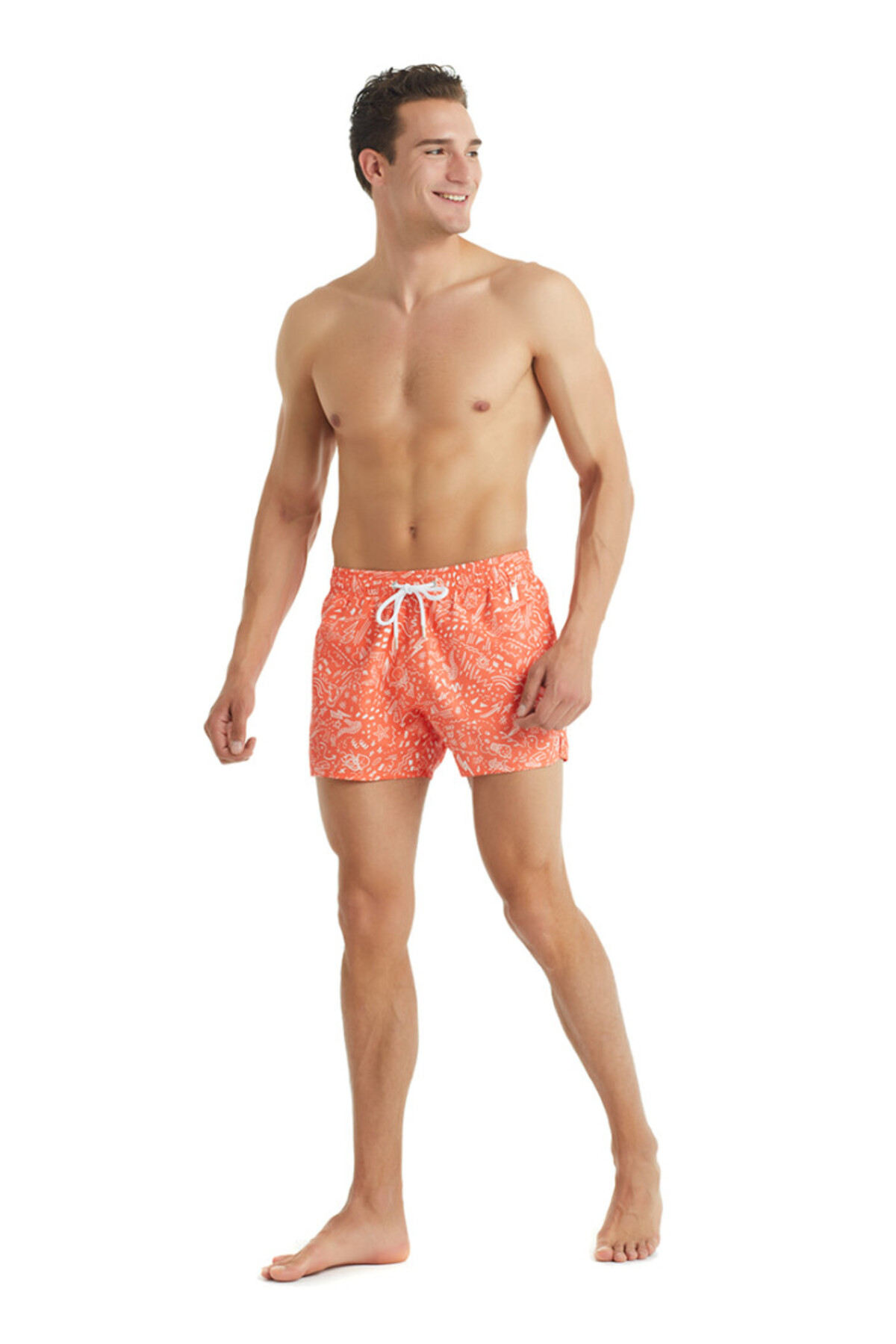 Erkek Mayo 10402 - Desenli