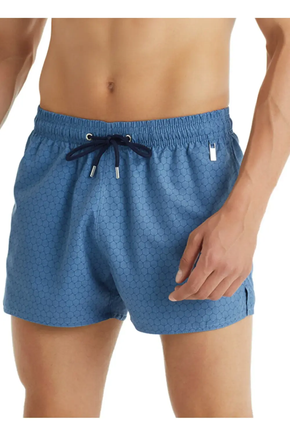 Erkek Mayo 10405 - Mavi Desenli