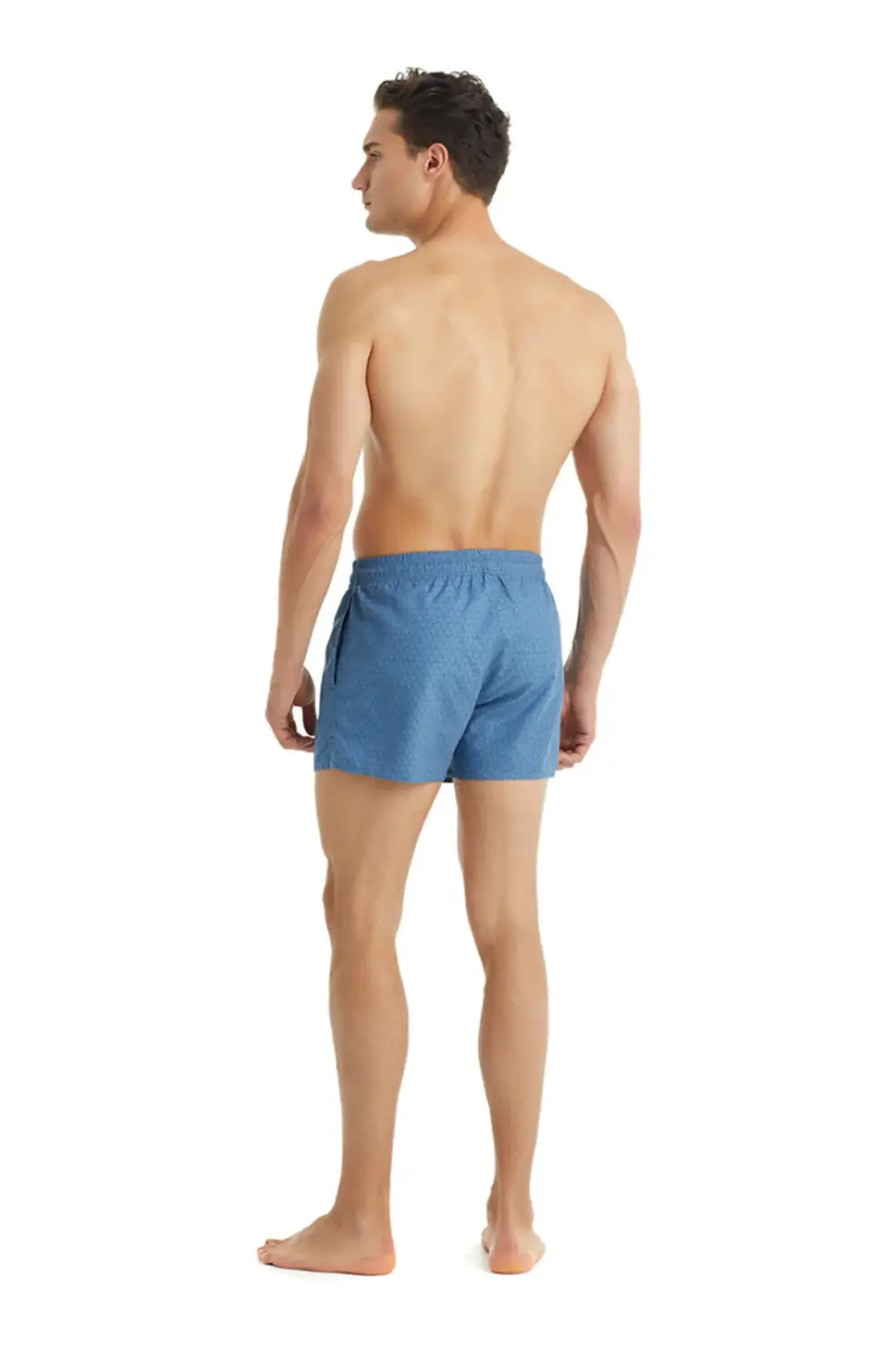 Erkek Mayo 10405 - Mavi Desenli