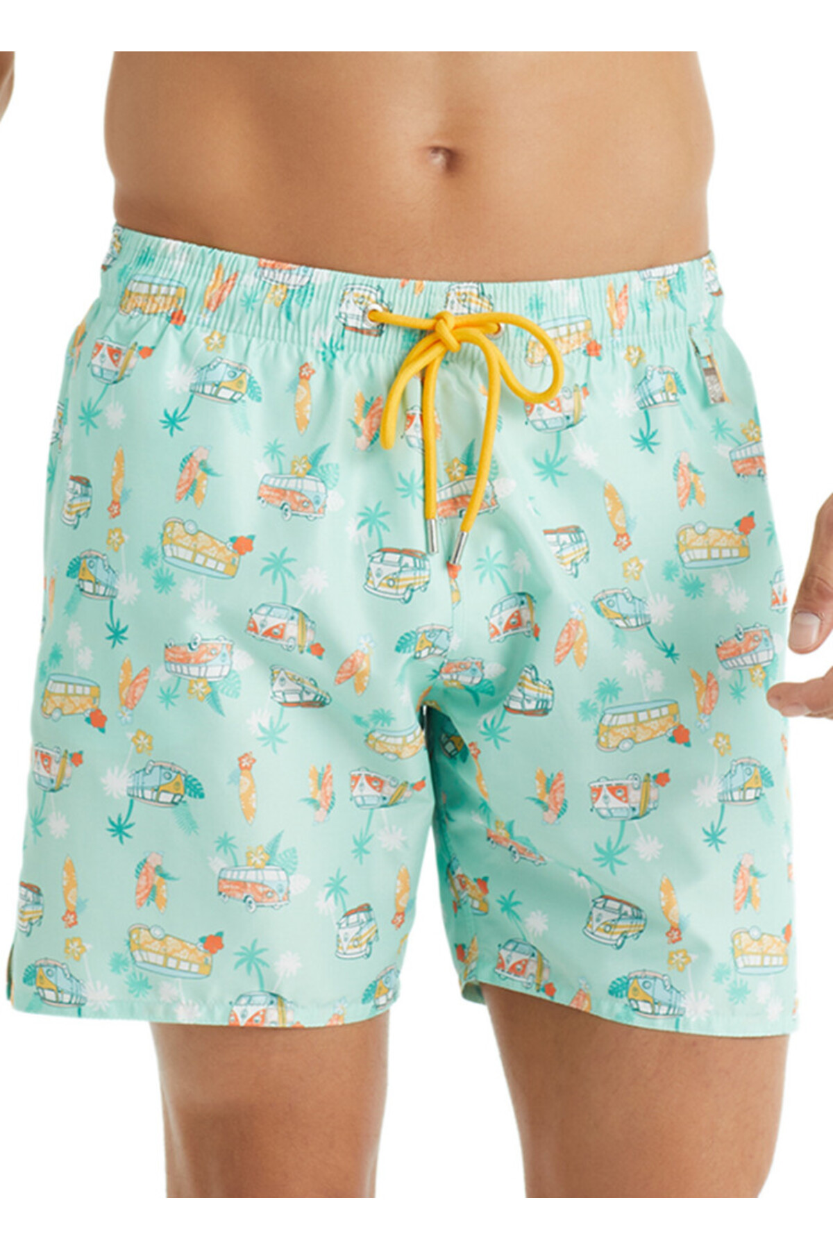 Erkek Mayo 10416 - Mavi Desenli