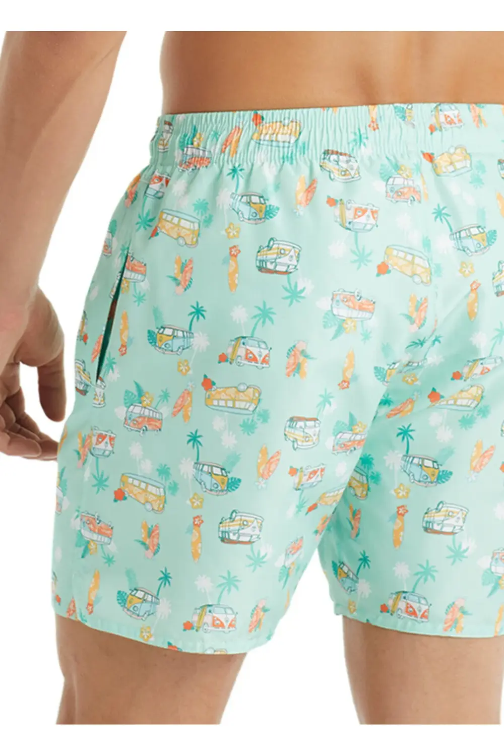 Erkek Mayo 10416 - Mavi Desenli