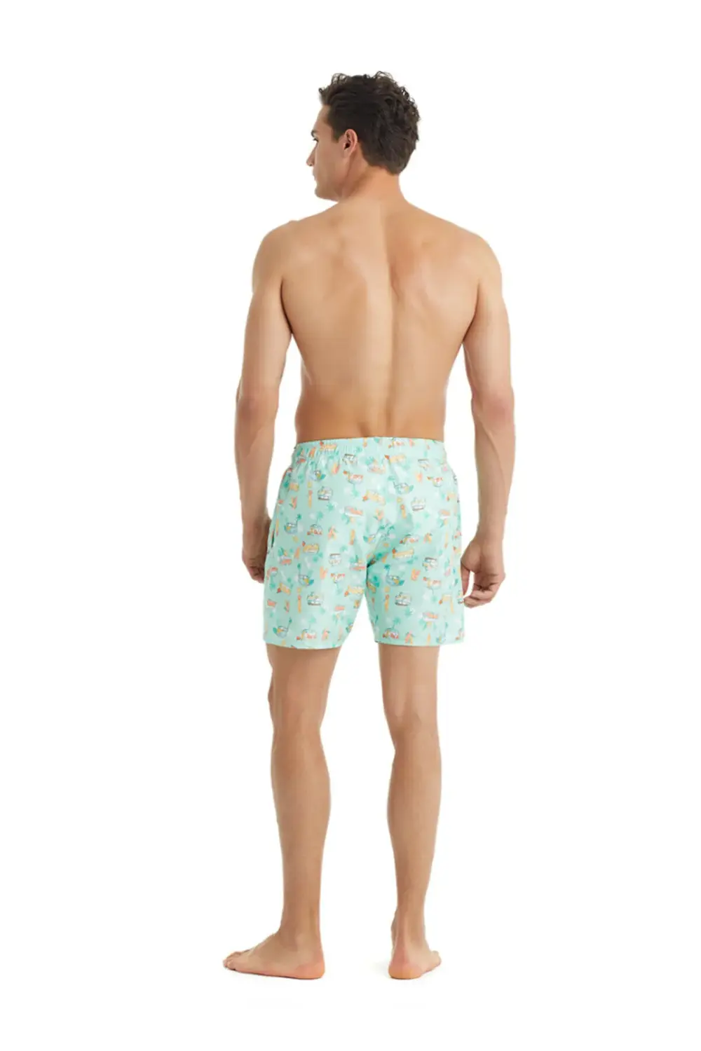 Erkek Mayo 10416 - Mavi Desenli