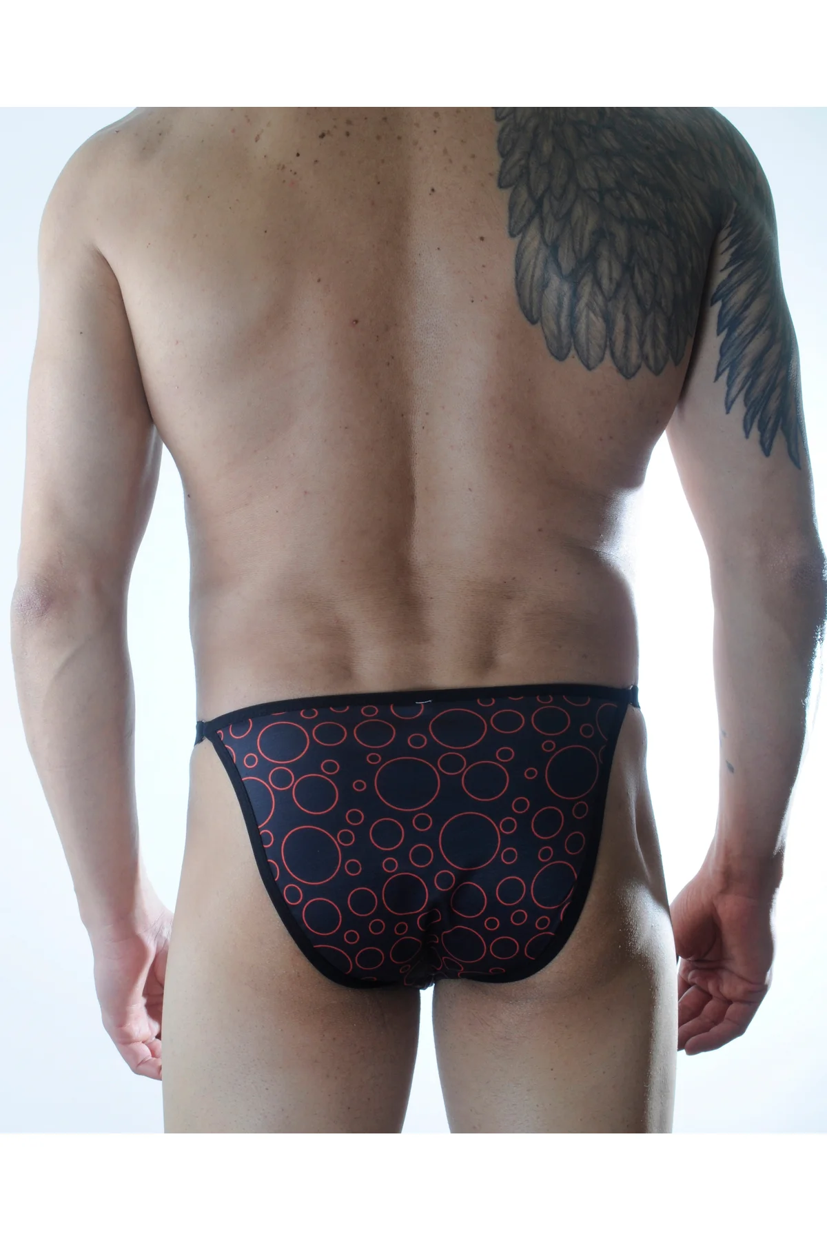 Erkek Metalli Daire Desenli Slip İç Giyim (CB301115)