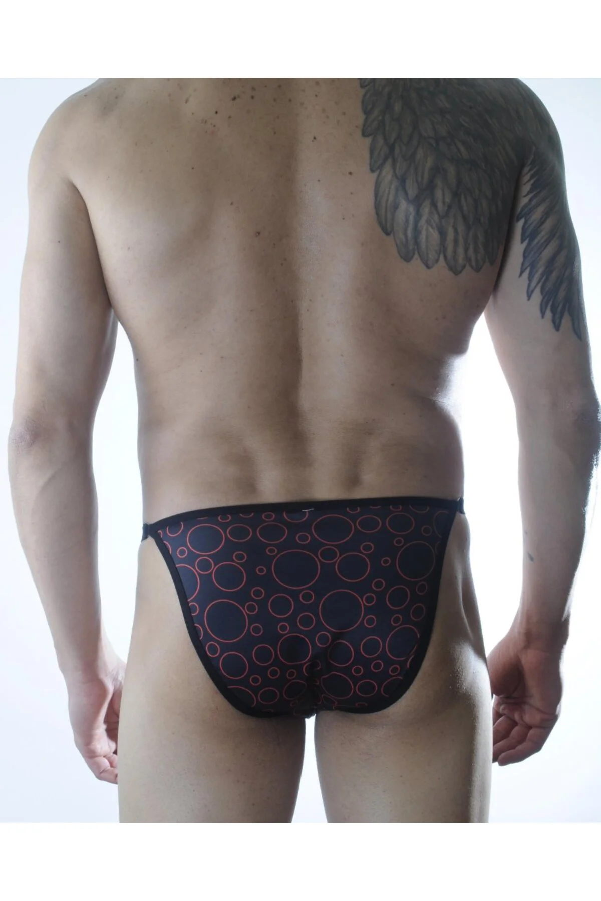 Erkek Metalli Daire Desenli Slip
