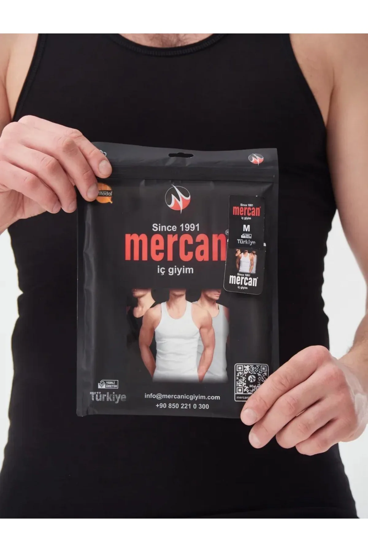Erkek Modal Atlet (1 KUTU 6 RENK)