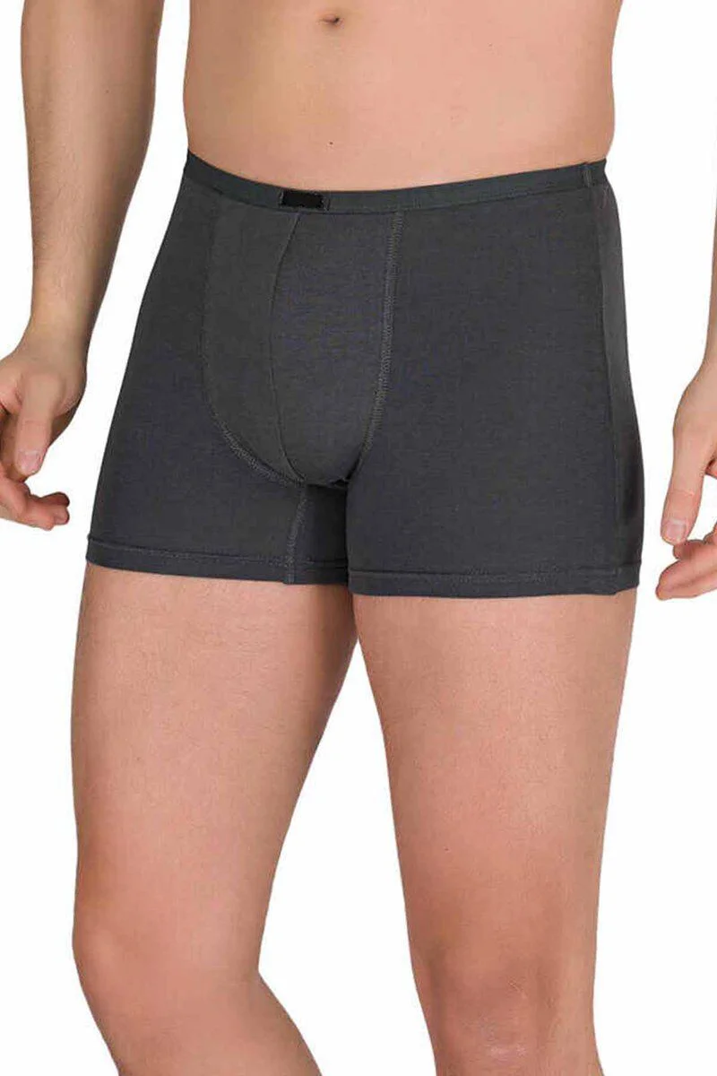 Erkek Modal Boxer Short Füme - Ter Emici ve Nefes Alabilir İç Giyim Fiyatı, Yorumları ve Özellikleri