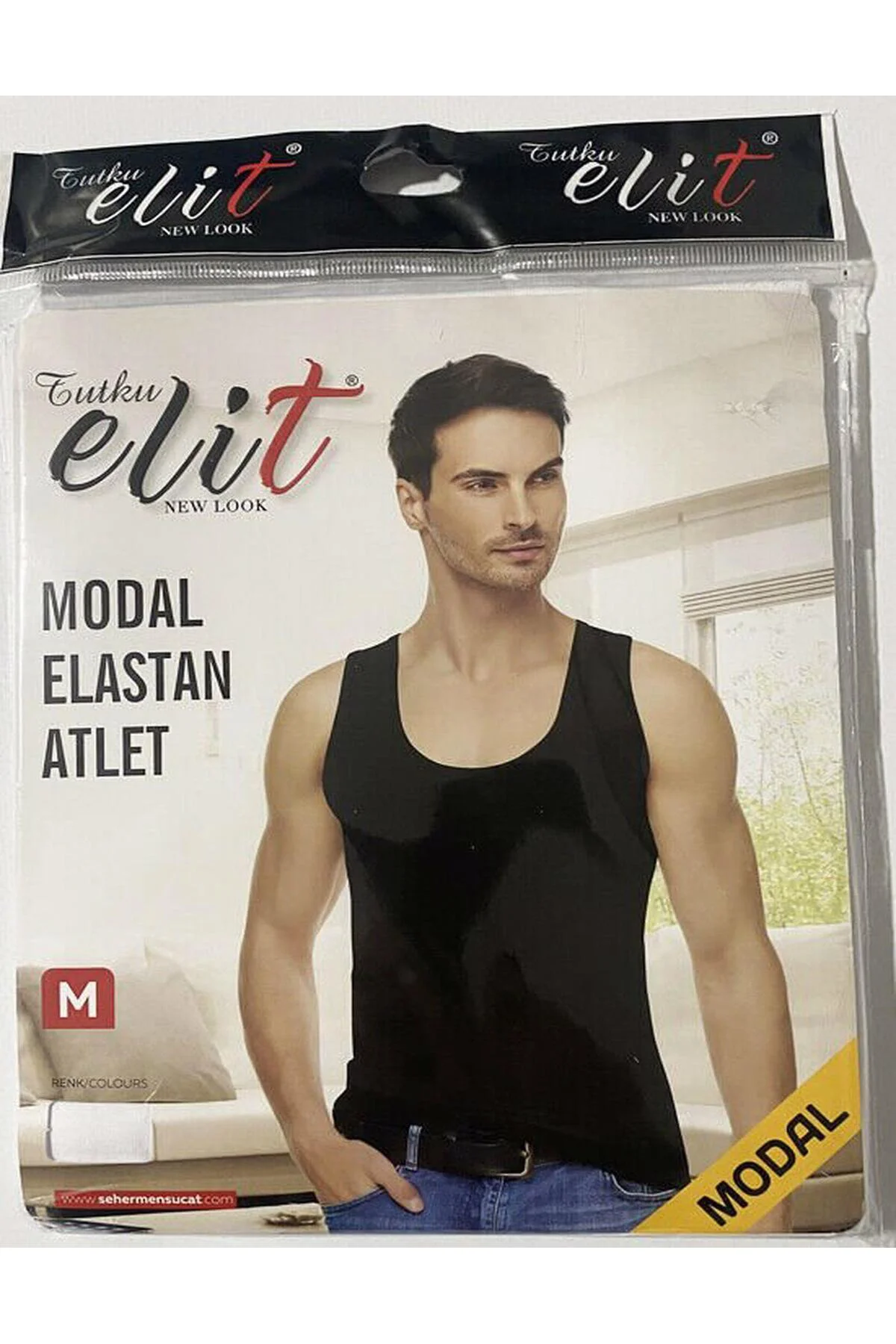 Erkek Modal Likralı Askılı Atlet 1201 - 12 Adet