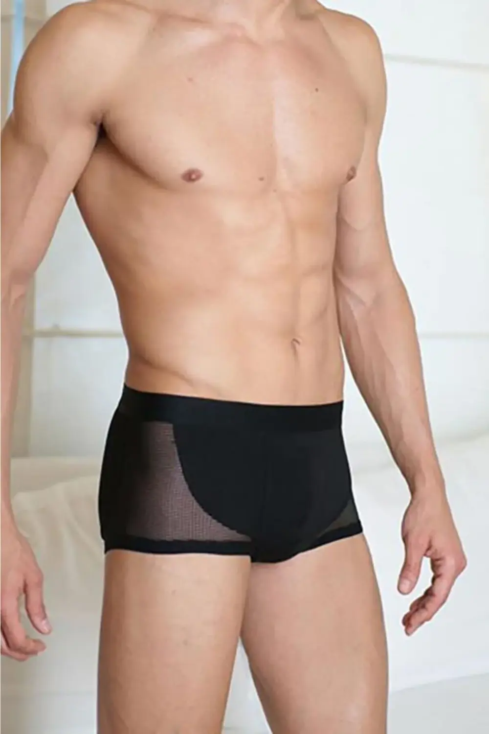 Erkek Modal Yan Fileli Kısa Paça Bokser (1705)
